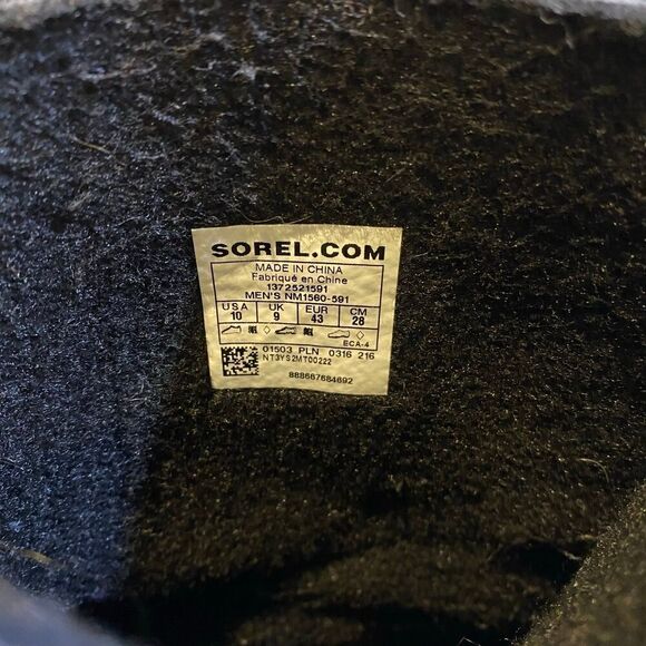 Sorel Insulated Waterproof Snow Boots Size 9 - Picture 10 of 10